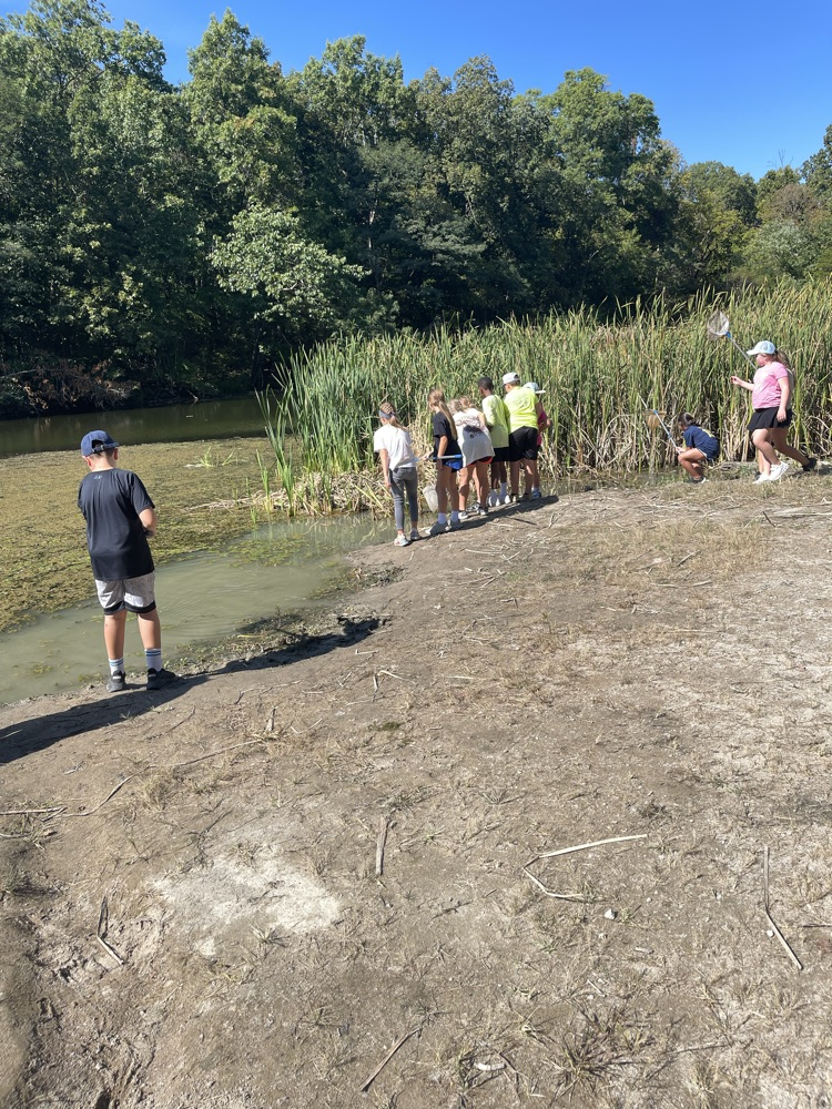 hiking at environmental camp 