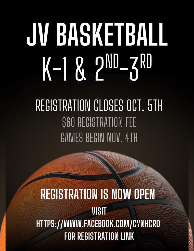 K-3rd Grade Recreation Basketball Sign Ups are now open!