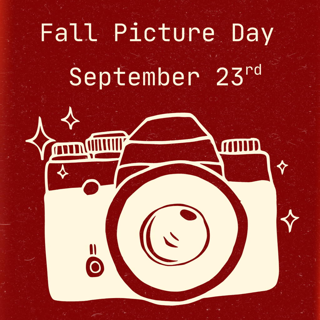 Fall Picture Day is September 23rd 