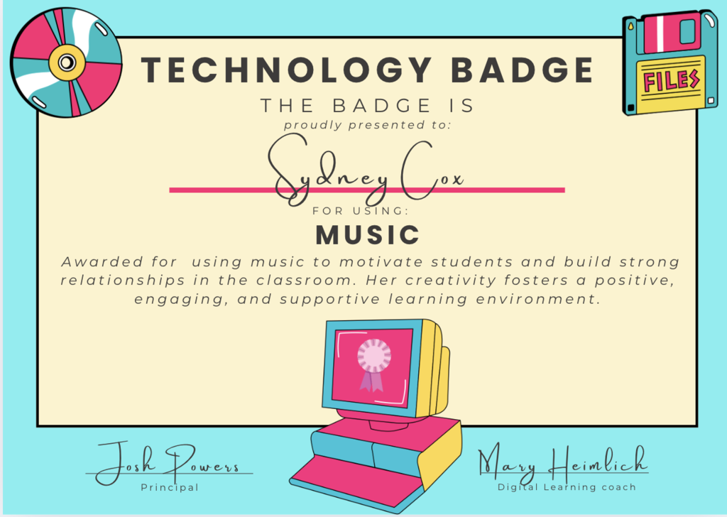 tech badge