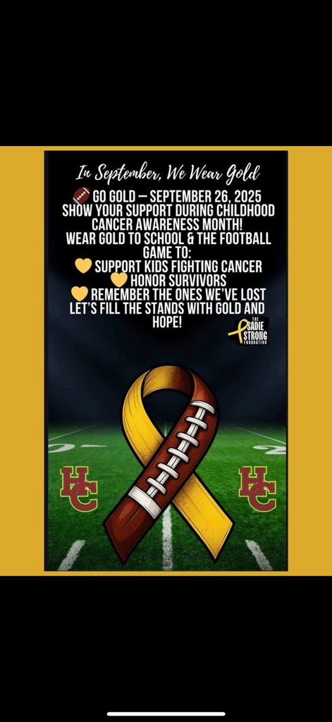 Go Gold on Friday! 🏈 