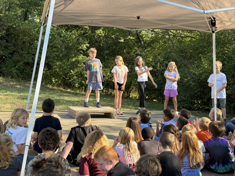 a group of drama students