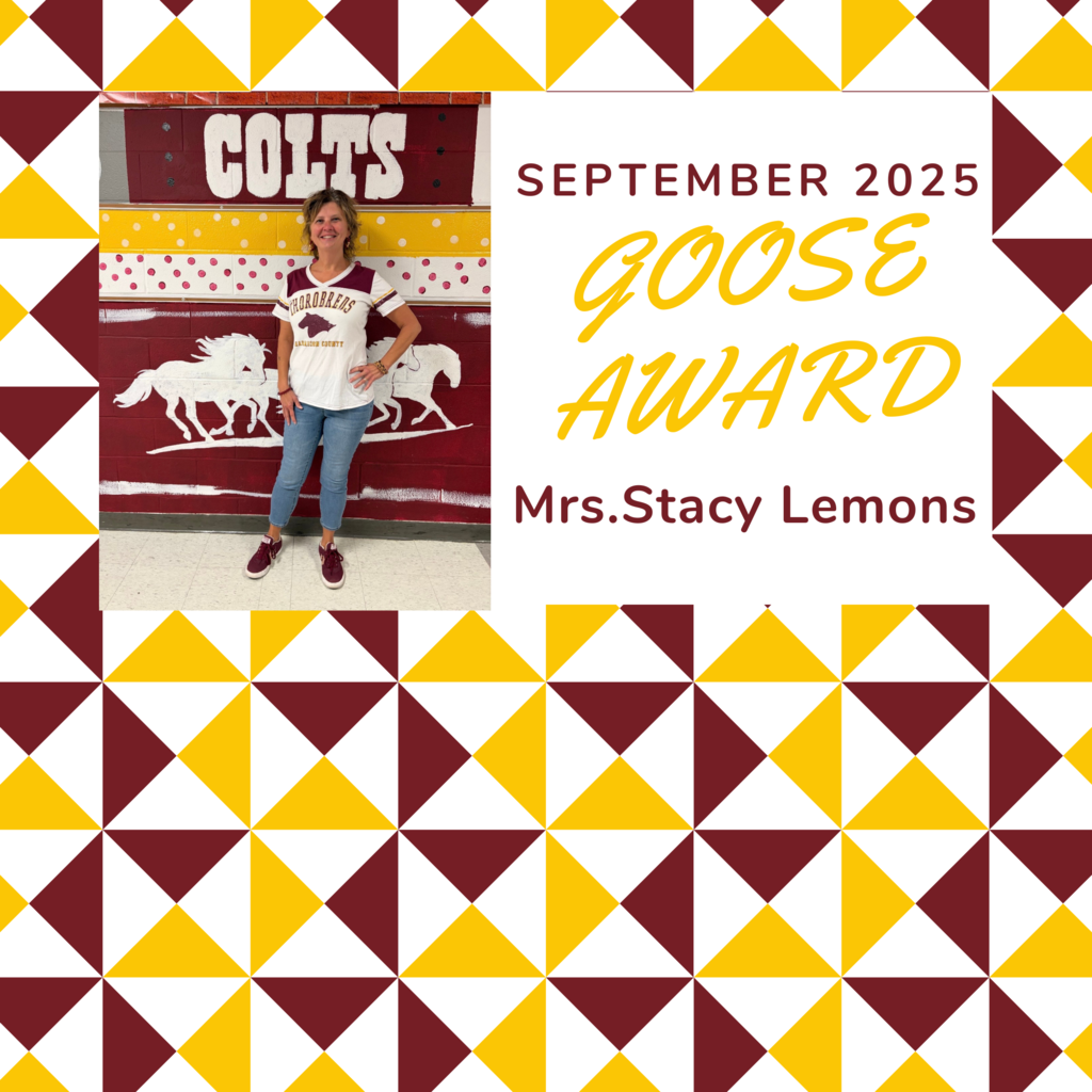 September 2025 GOOSE Award- Mrs. Stacy Lemons