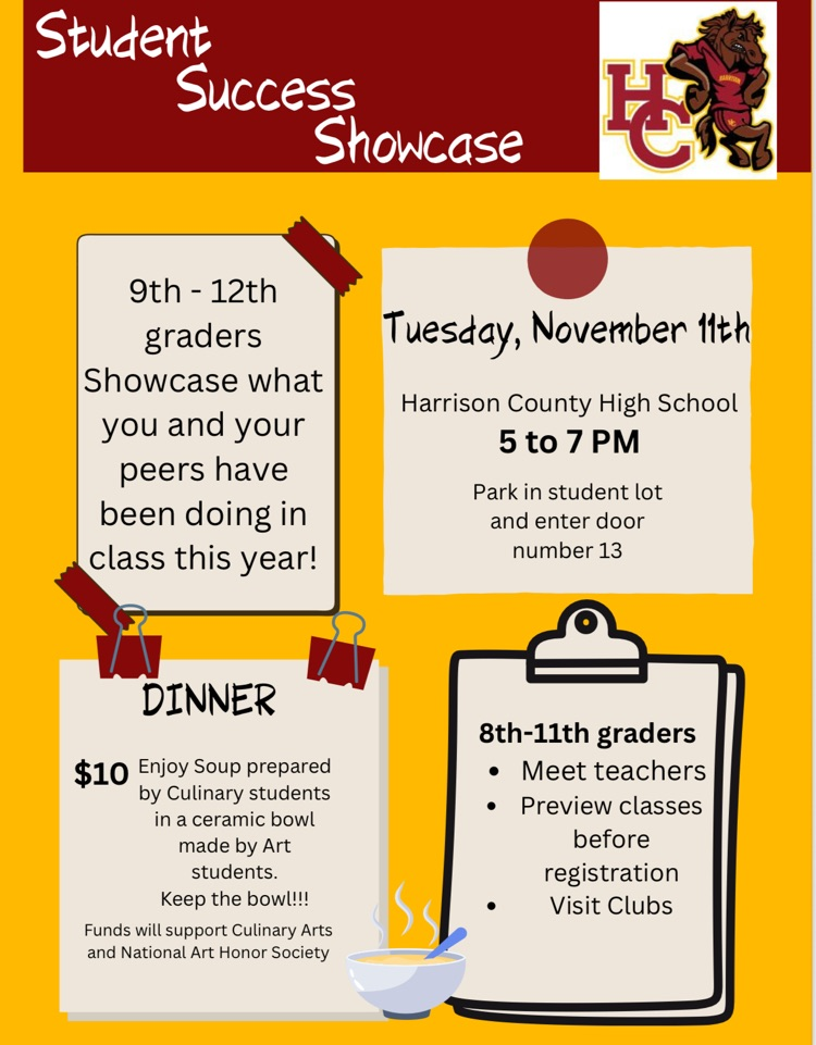 Student Showcase. November 11th 5-7 pm
