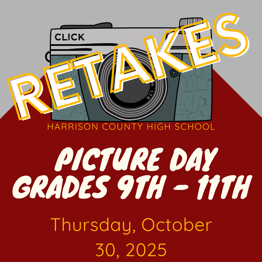 HCHS Picture Retakes are on Thursday, October 30th.