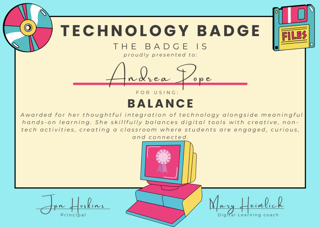 tech badge