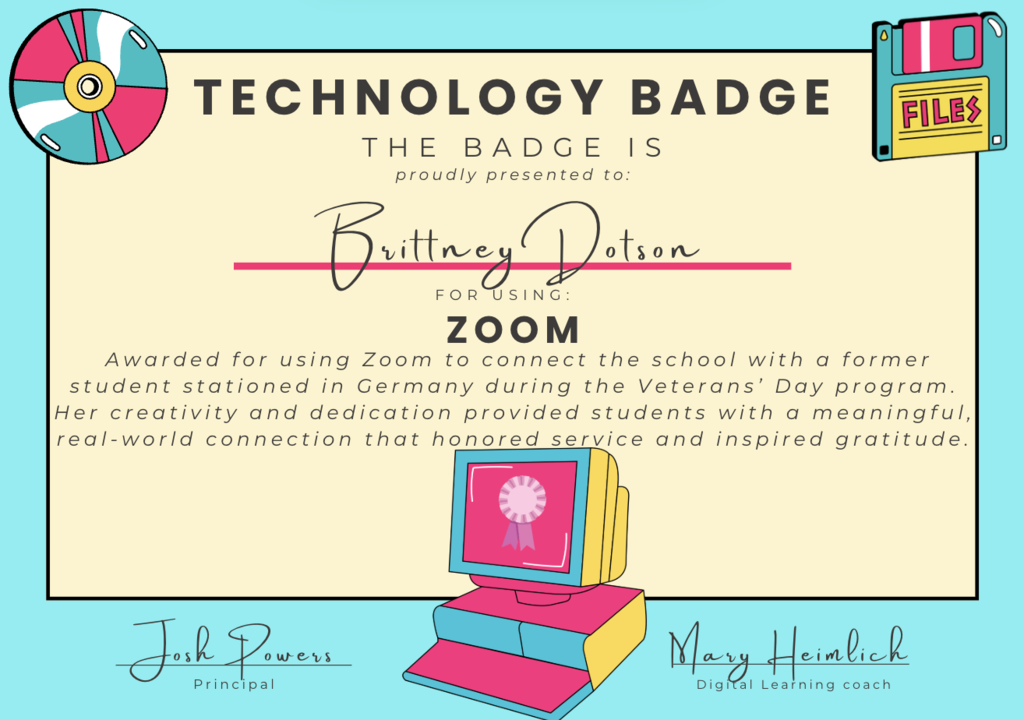 tech badge