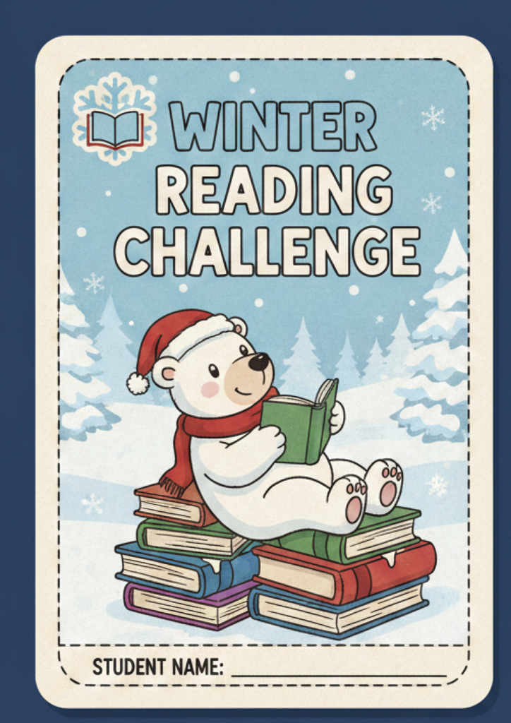 Winter Reading Challenge Card
