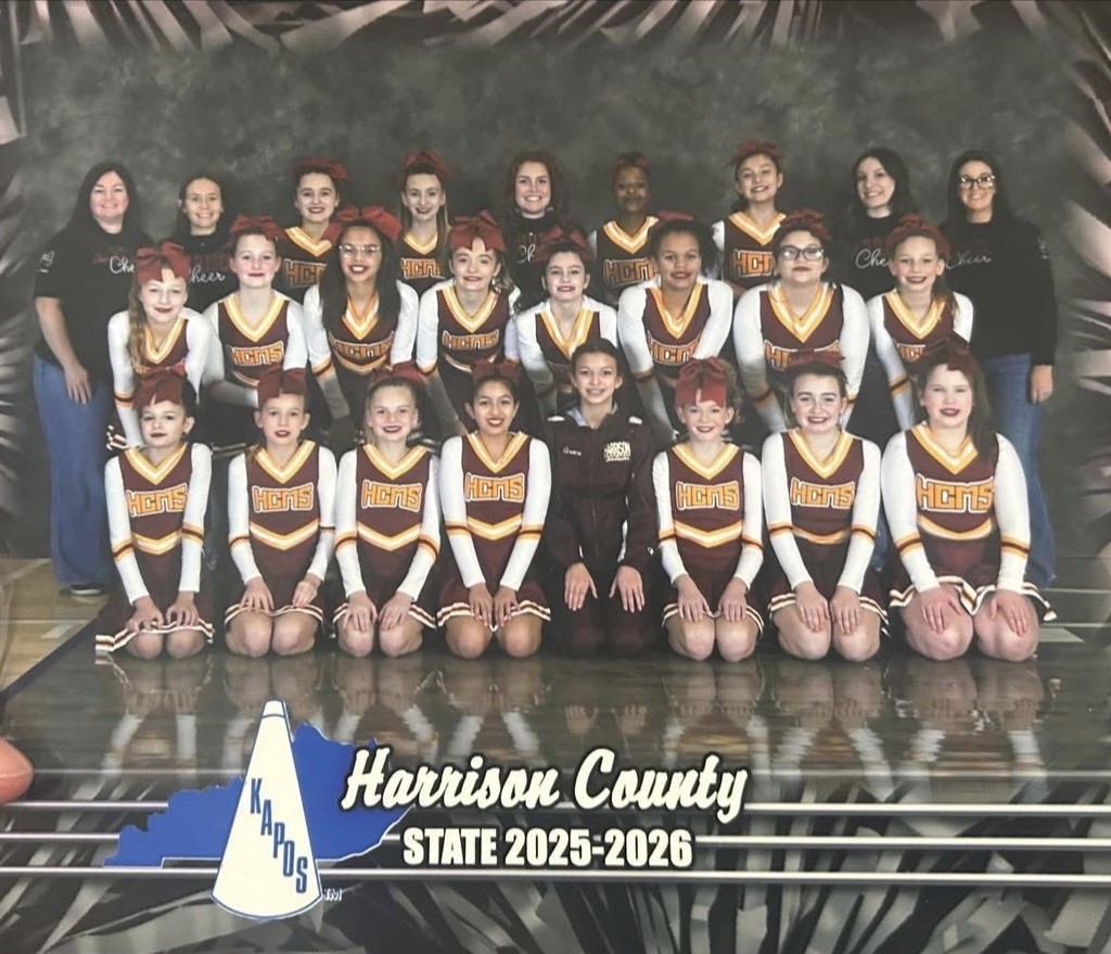 HCMS cheer team places 6th in state 