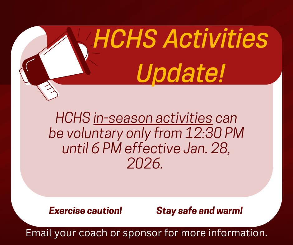 Activities update, Jan. 28, 2026.