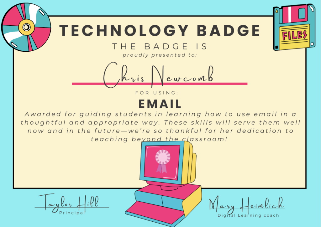 tech badge