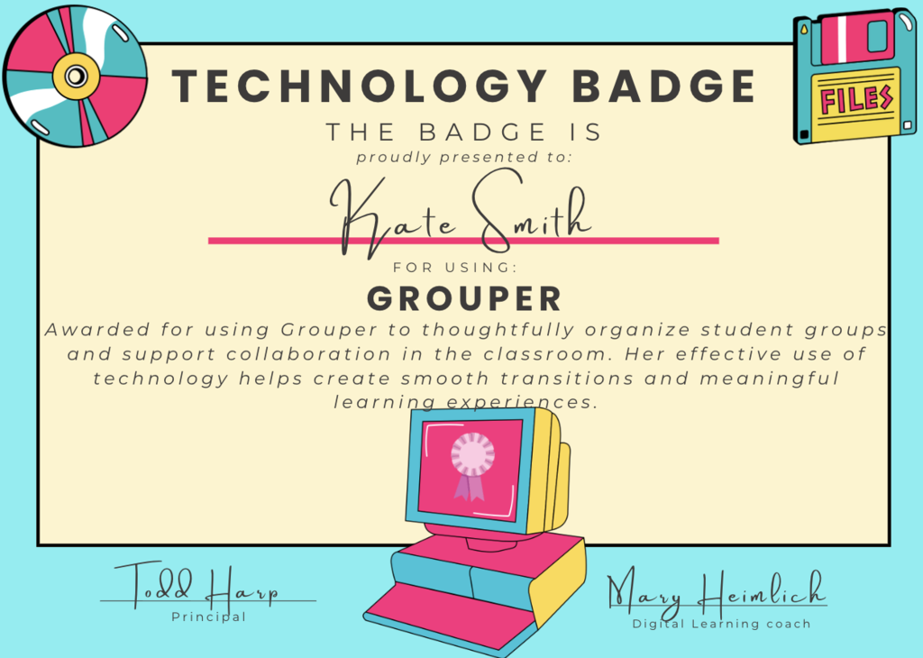 tech badge