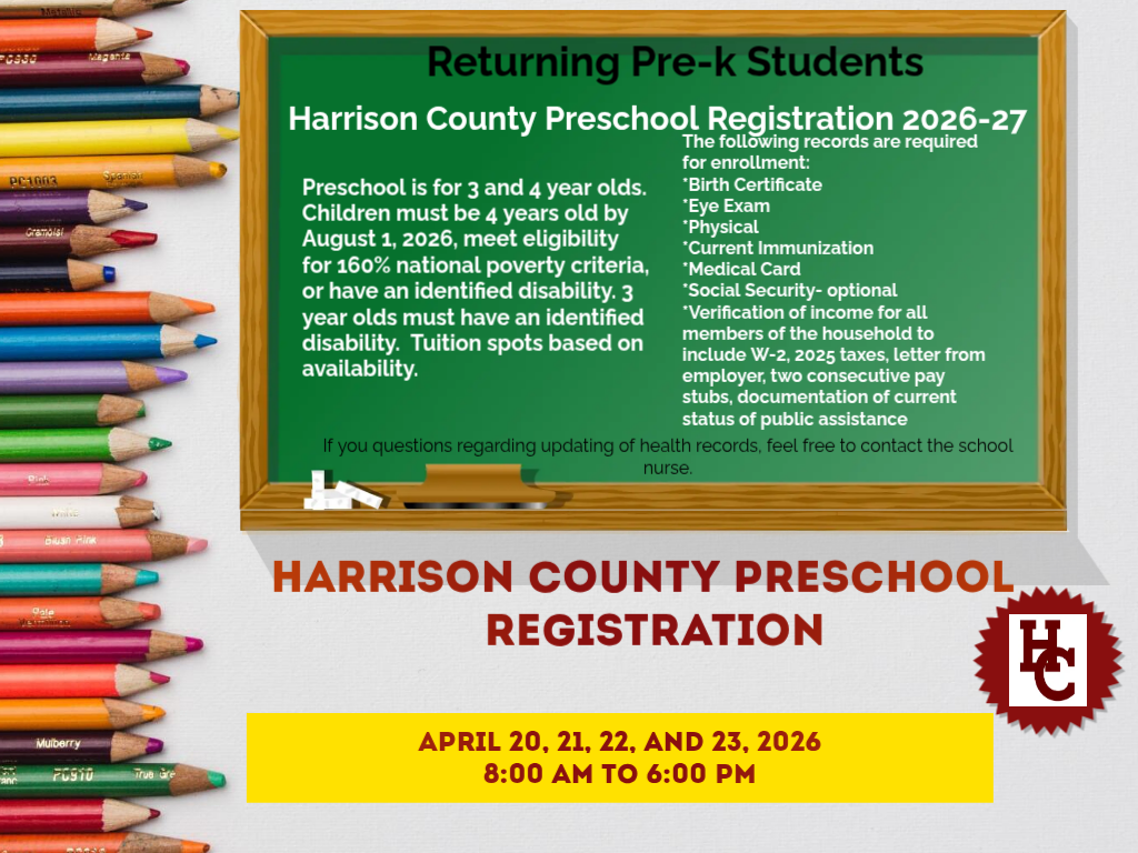 2026-2027 Returning Preschool Student Information