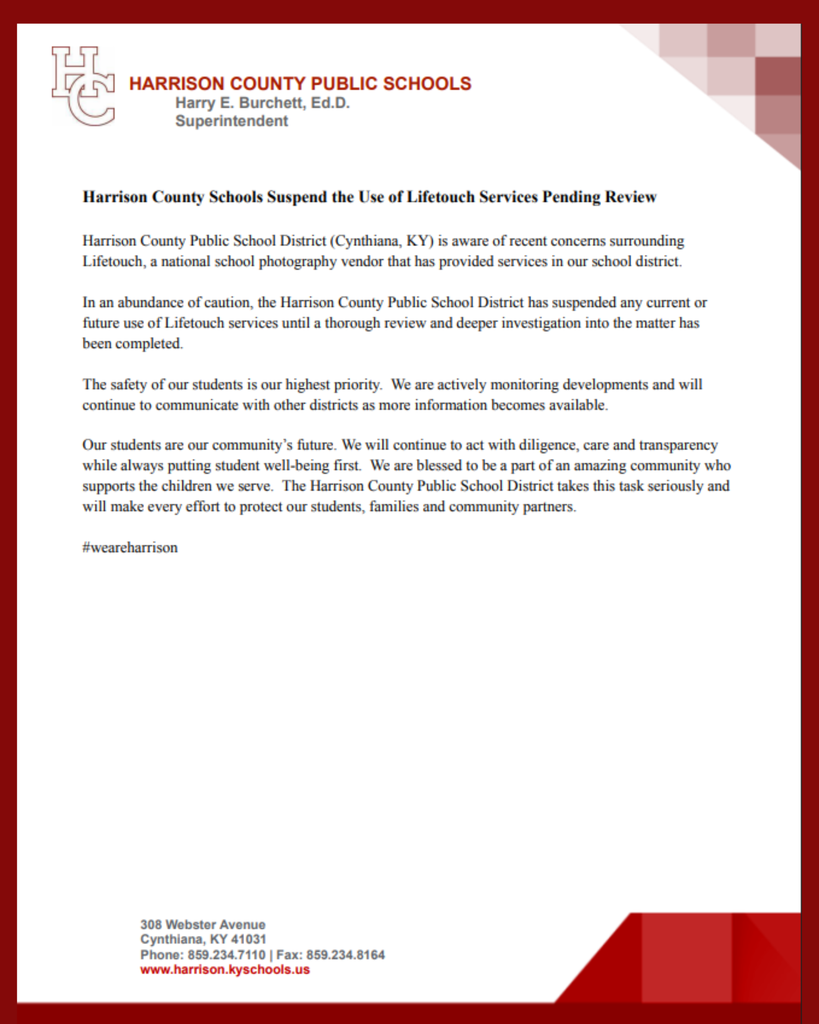 Harrison County Schools/Lifetouch