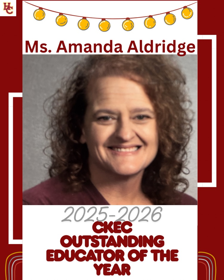 Ms. Aldridge - CKEC Outstanding Educator of the Year