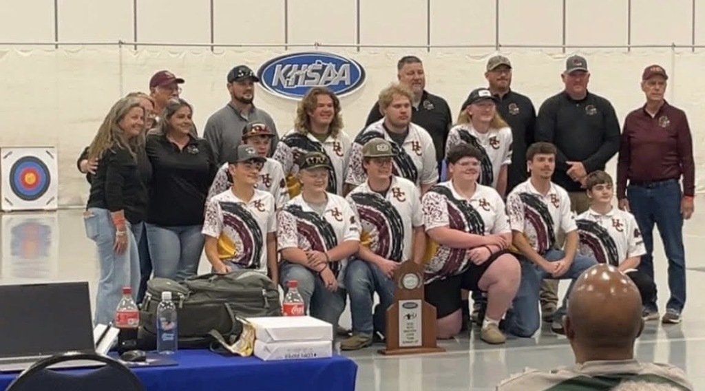 Boys archery- state runners-up 
