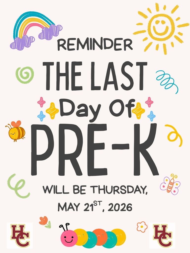 last day pre-k reminder