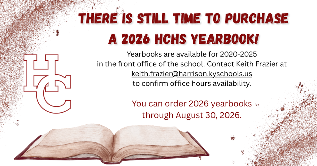 2026 Yearbook Order Reminder