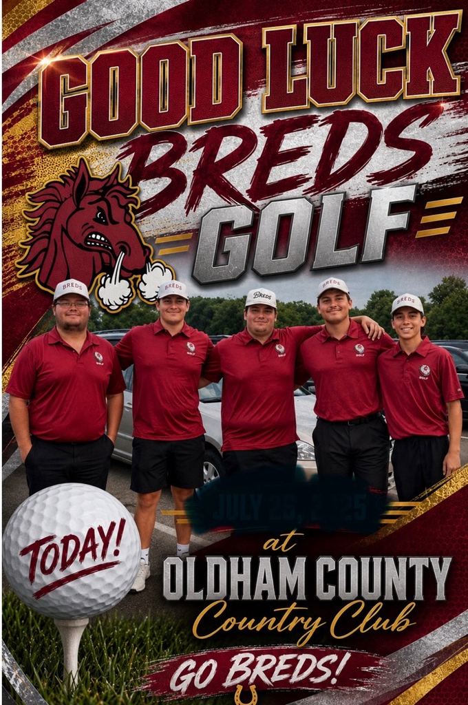 Breds golf at Oldham Co today, July 27, 2026.