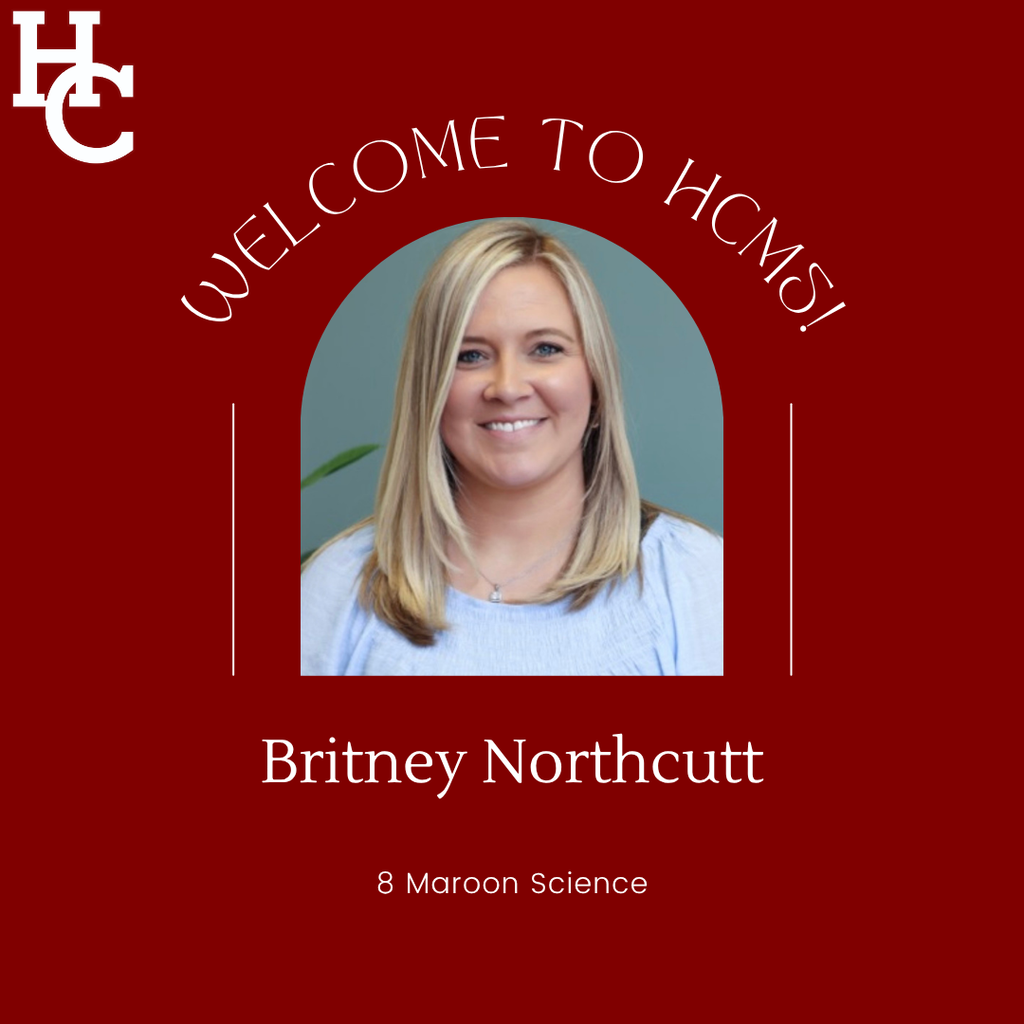 Welcome to HCMS! Britney Northcutt