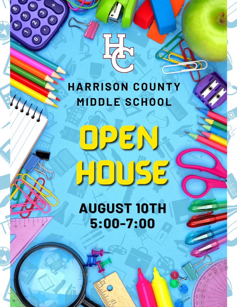 Open house- August 10th 5:00pm-7:00pm 