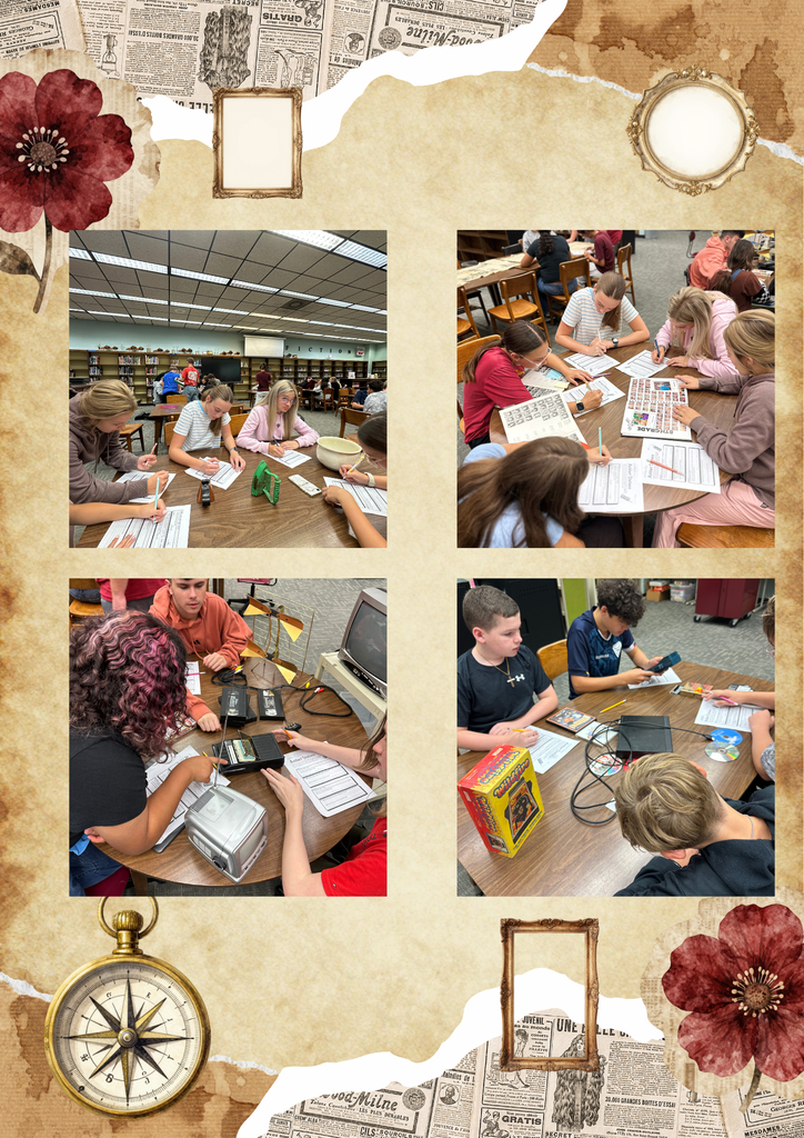 Historical artifact activity in 8th grade social studies