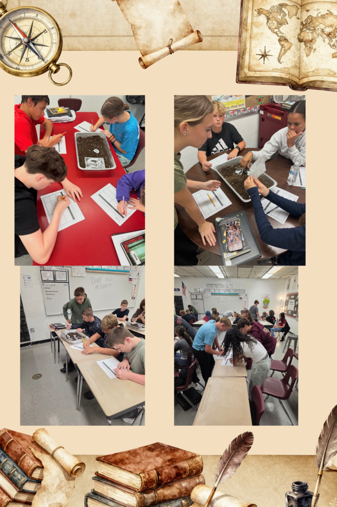 8th grade history historical artifact dig
