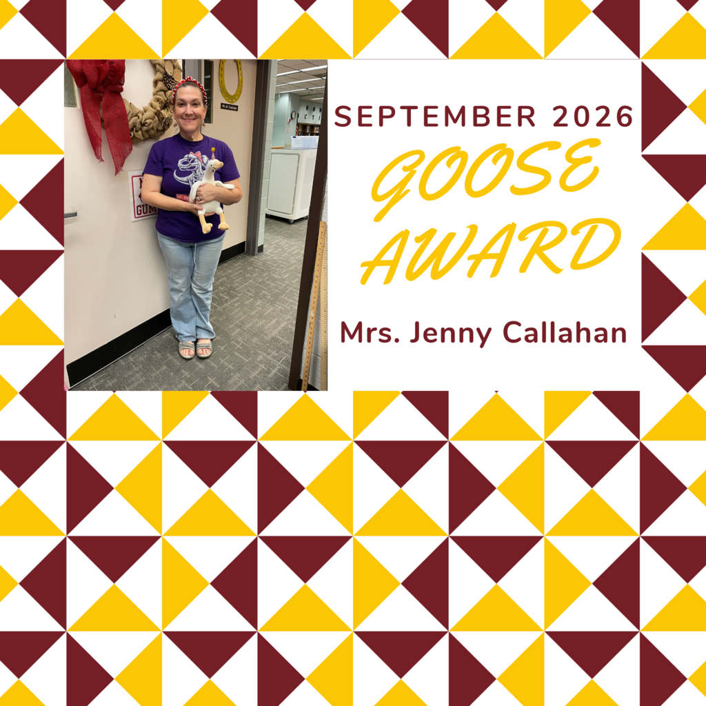 September 2026 Goose Award- Mrs. Jenny Callahan