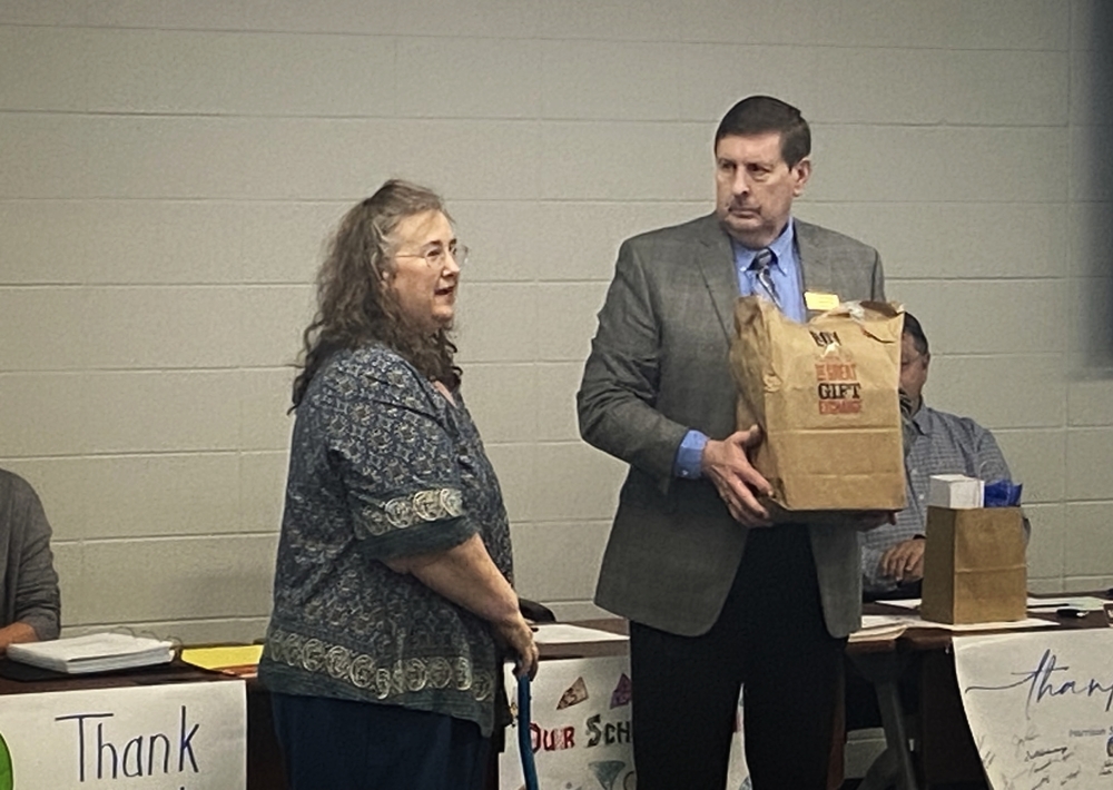 Rebecca Williams and Dr. Stewart Pratt