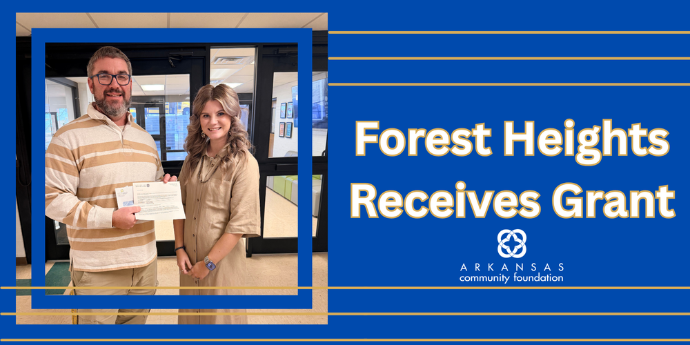 Forest Heights grant check presentation