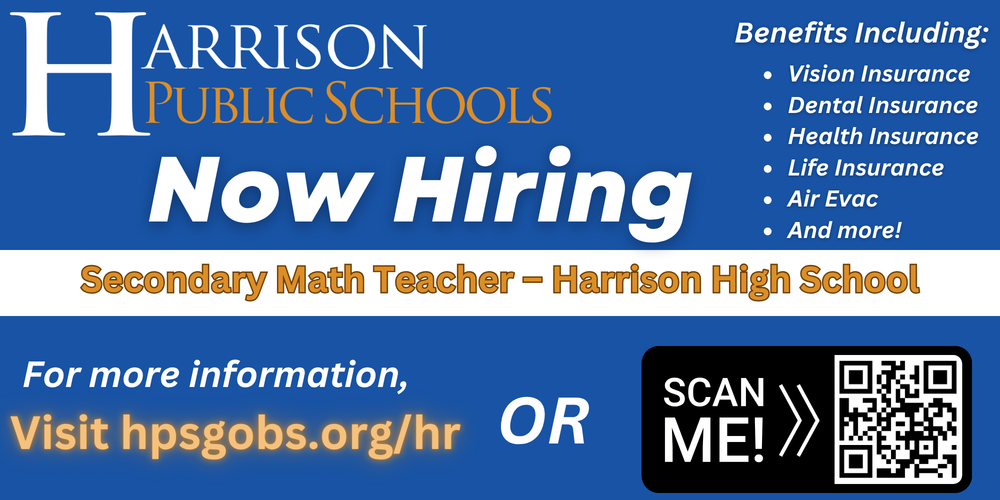Now hiring - Secondary Math teacher