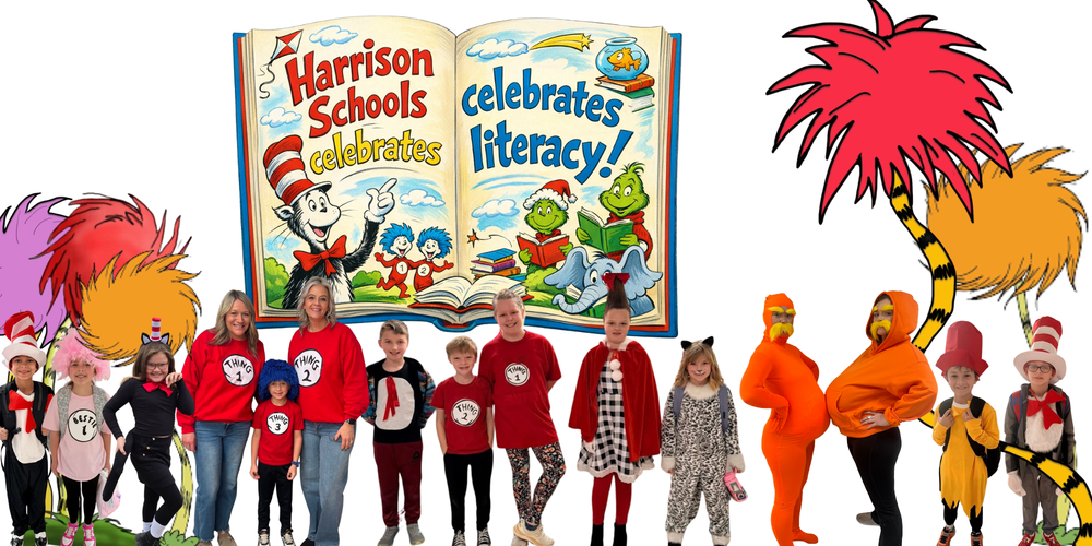 Students and staff dressed up for Literacy Day