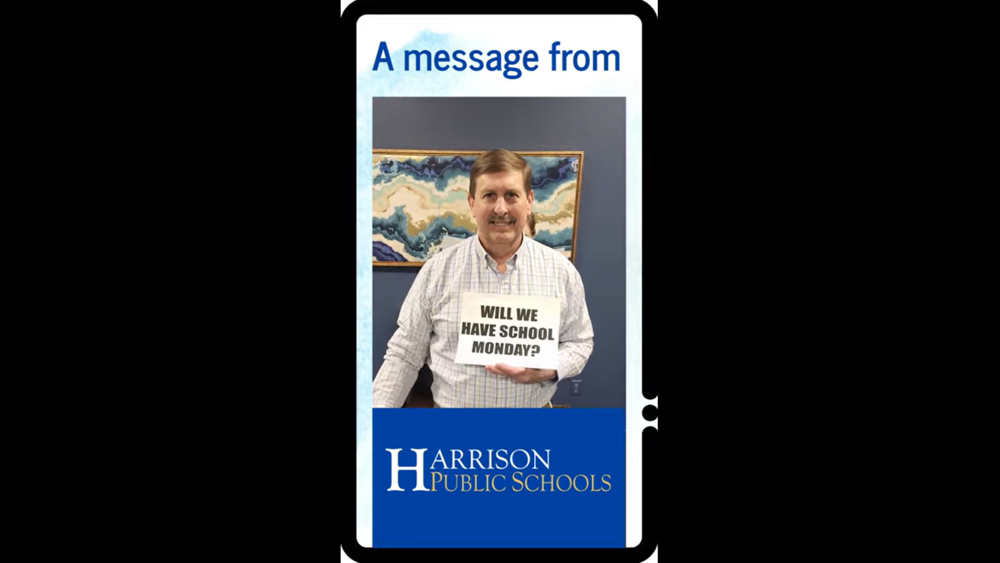 A Message from Harrison Schools
