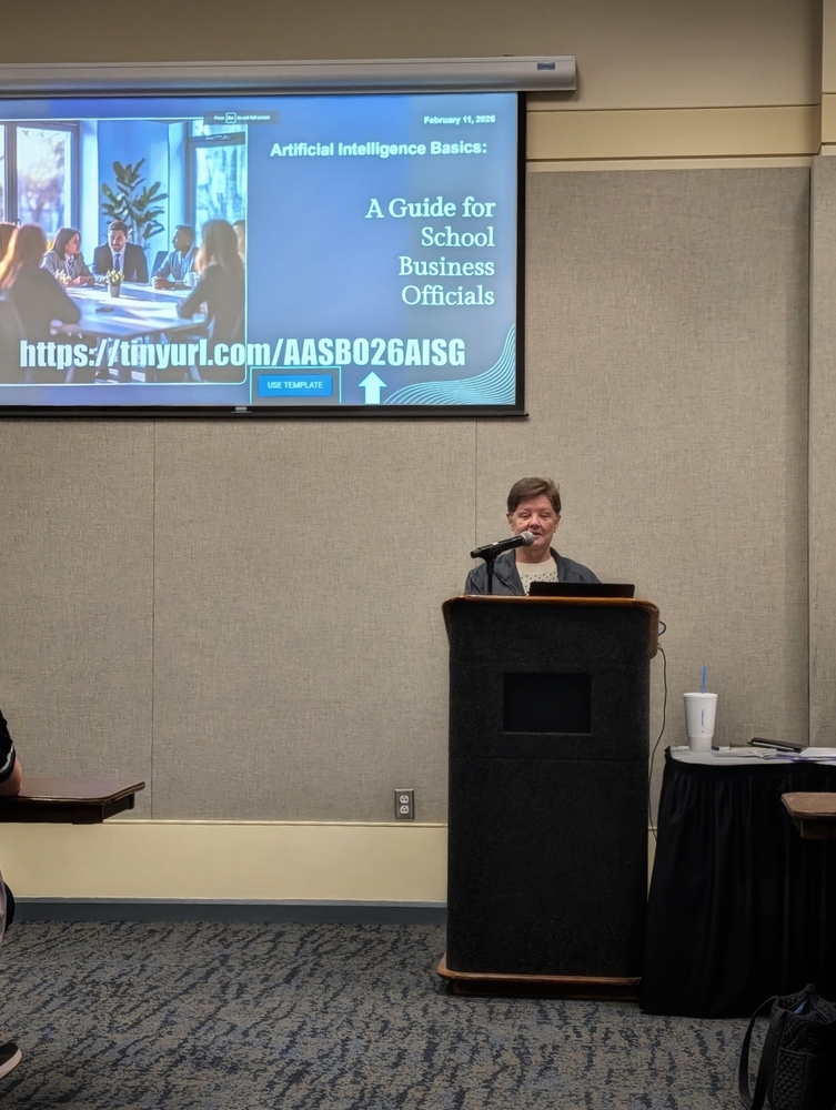 Susan Gilley presenting at conference