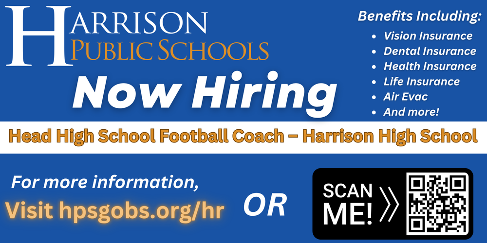 Job Posting: Head High School Football Coach – Harrison High School