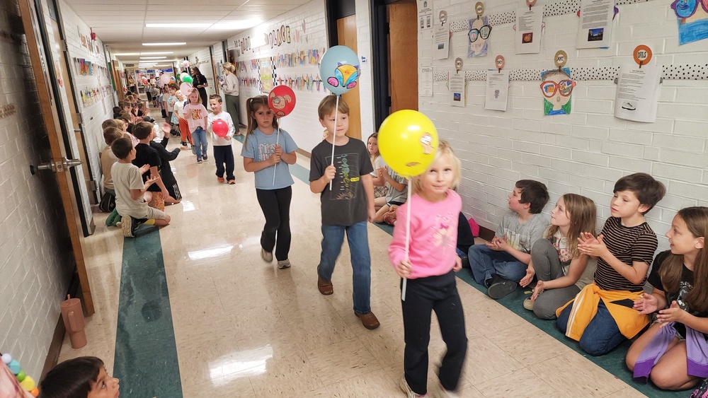 Students in parade