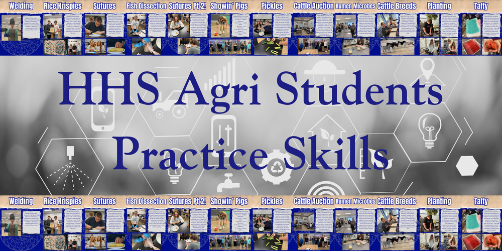 HHS Agri Students Practice Skills