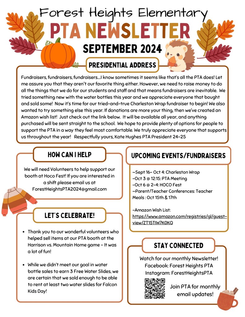 PTA September Newsletter