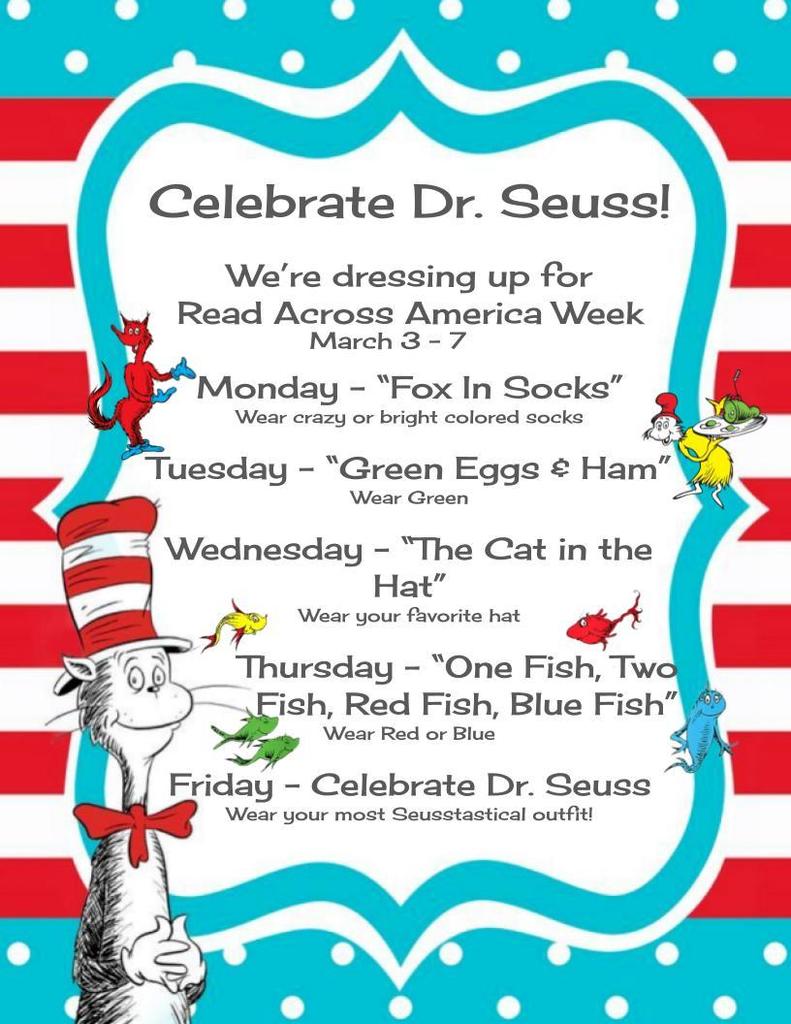 Read Across America Dress Up Days