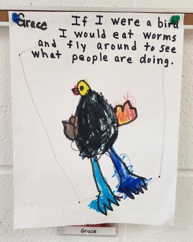 student drawing