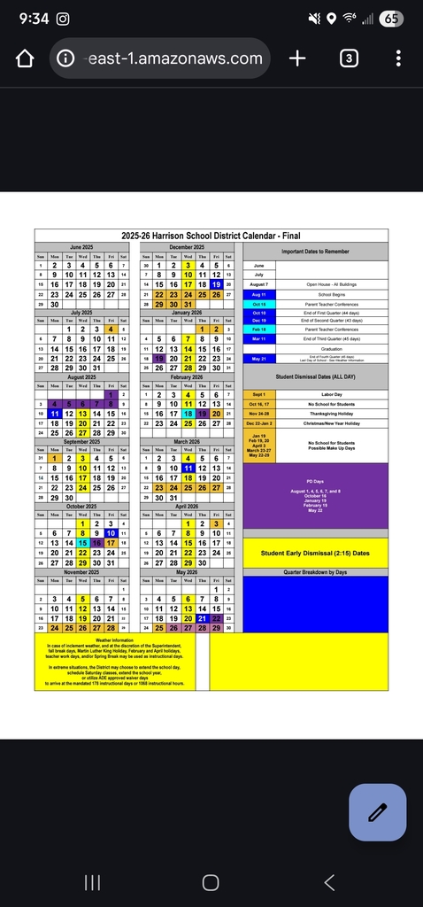 calendar