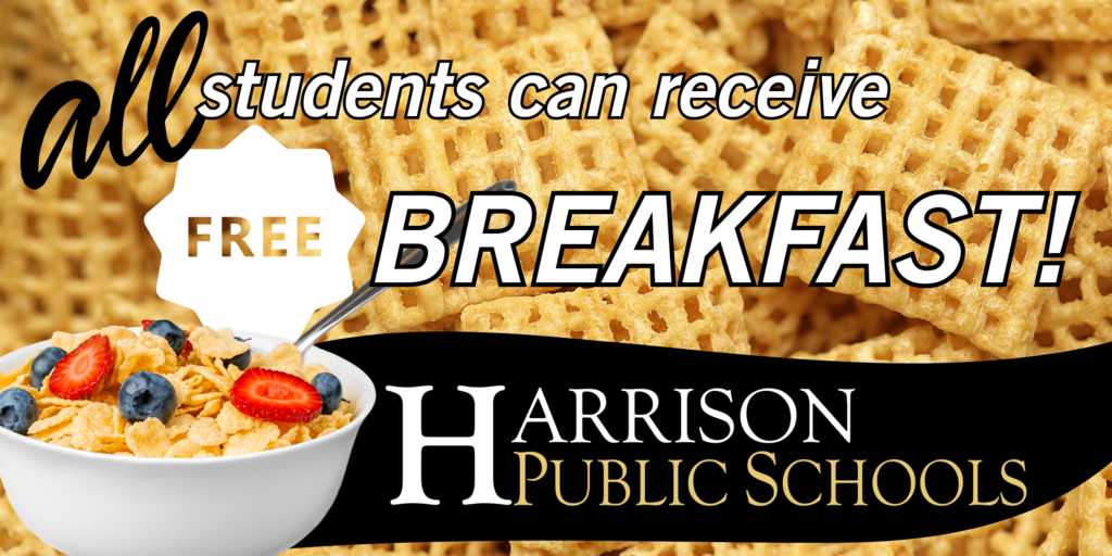 All students can receive free breakfasts!
