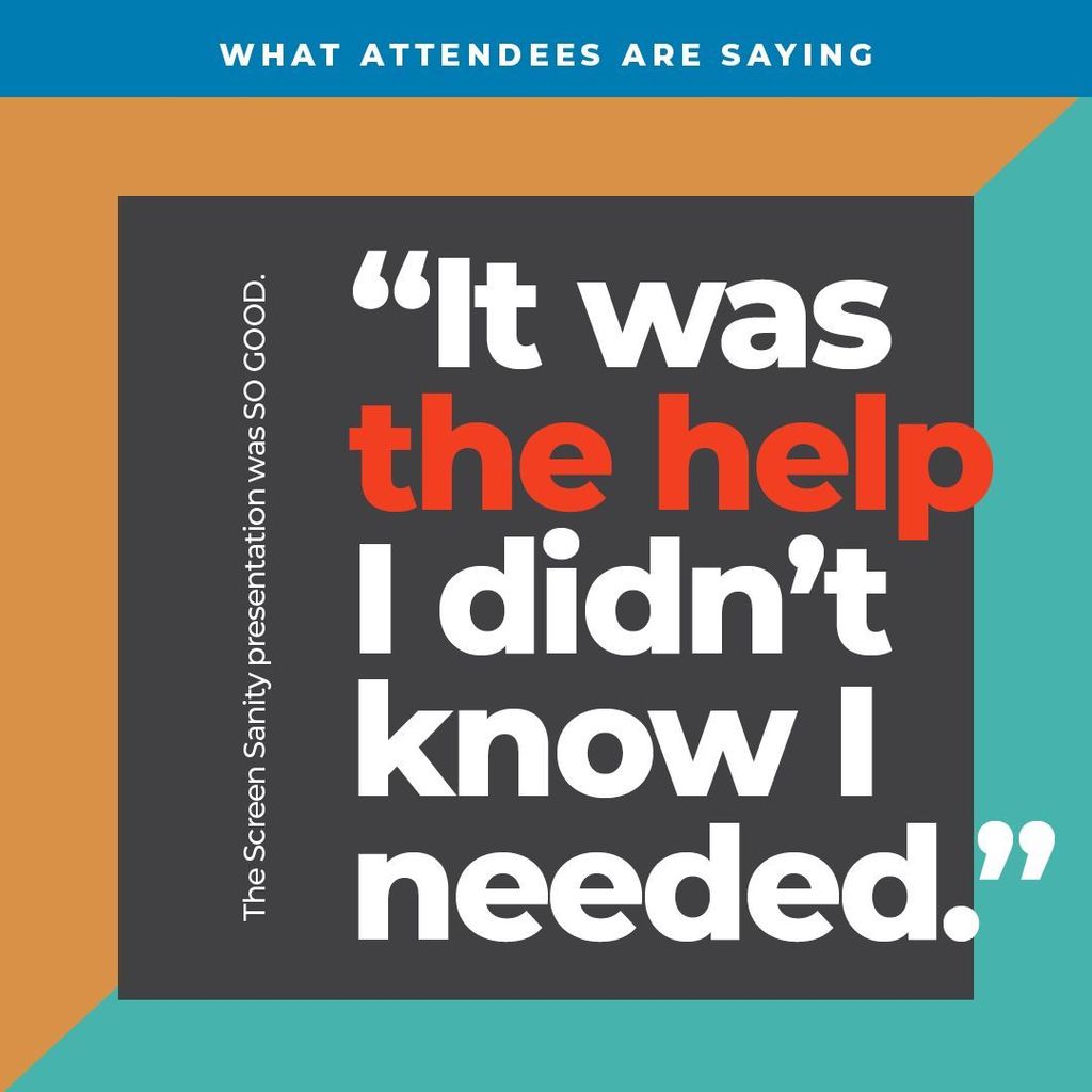 Screen Sanity Parent Night 