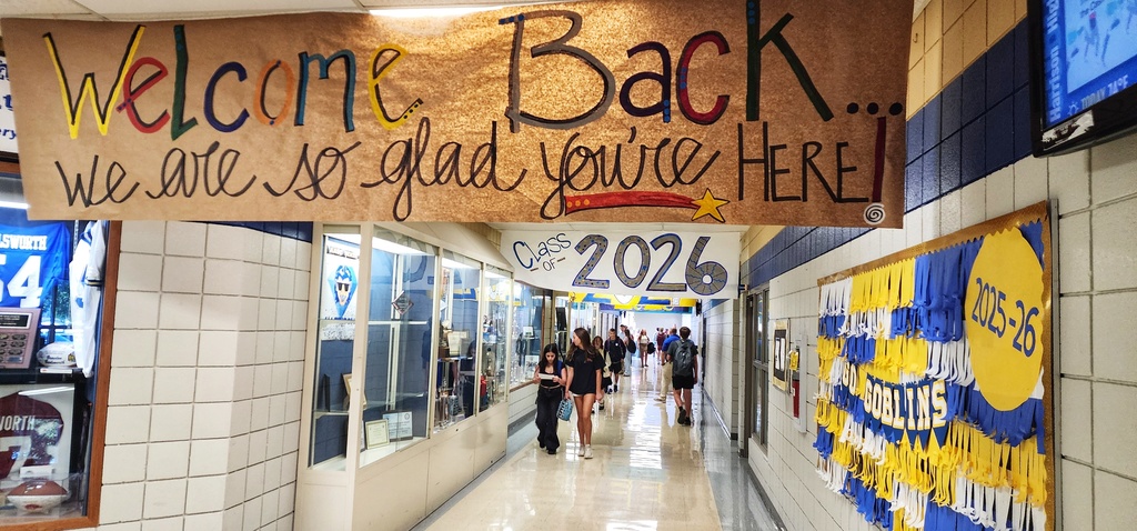 high school hallway