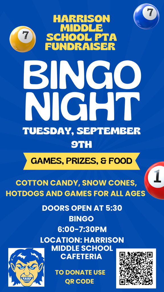 HMS PTA Bingo Night 