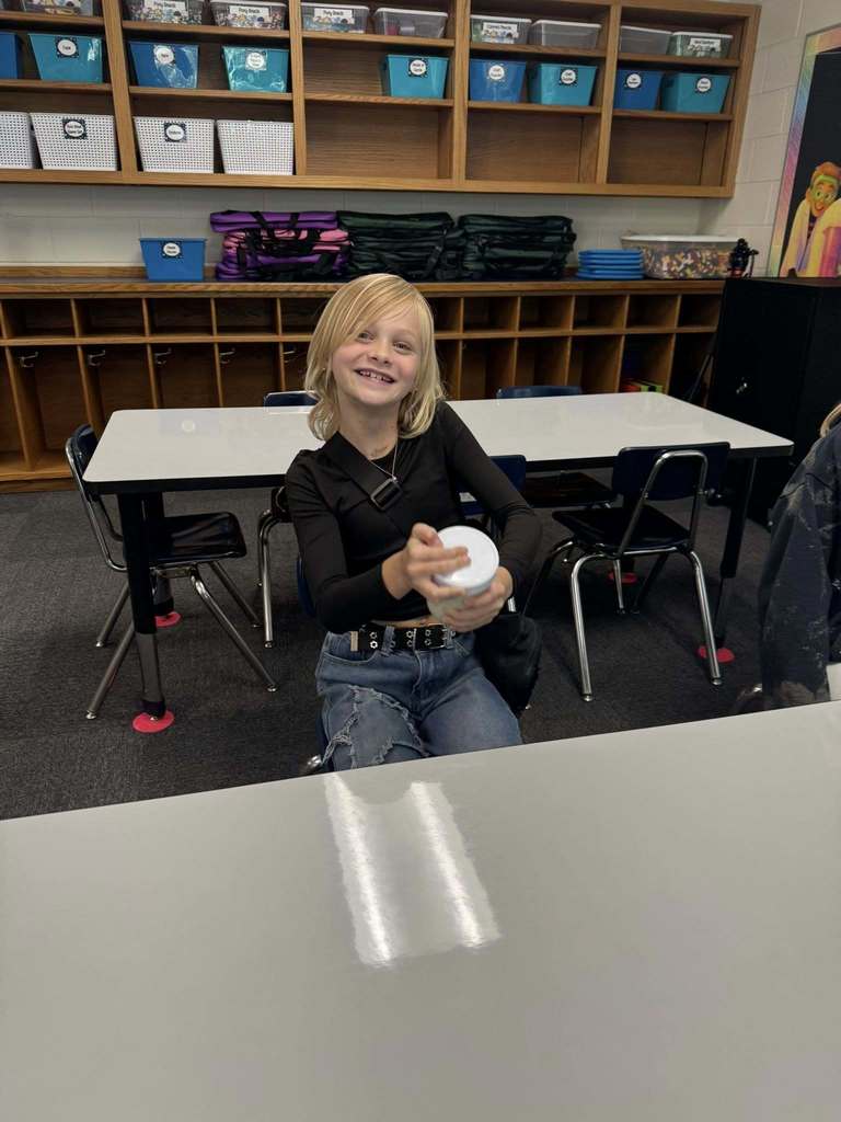 student in classroom
