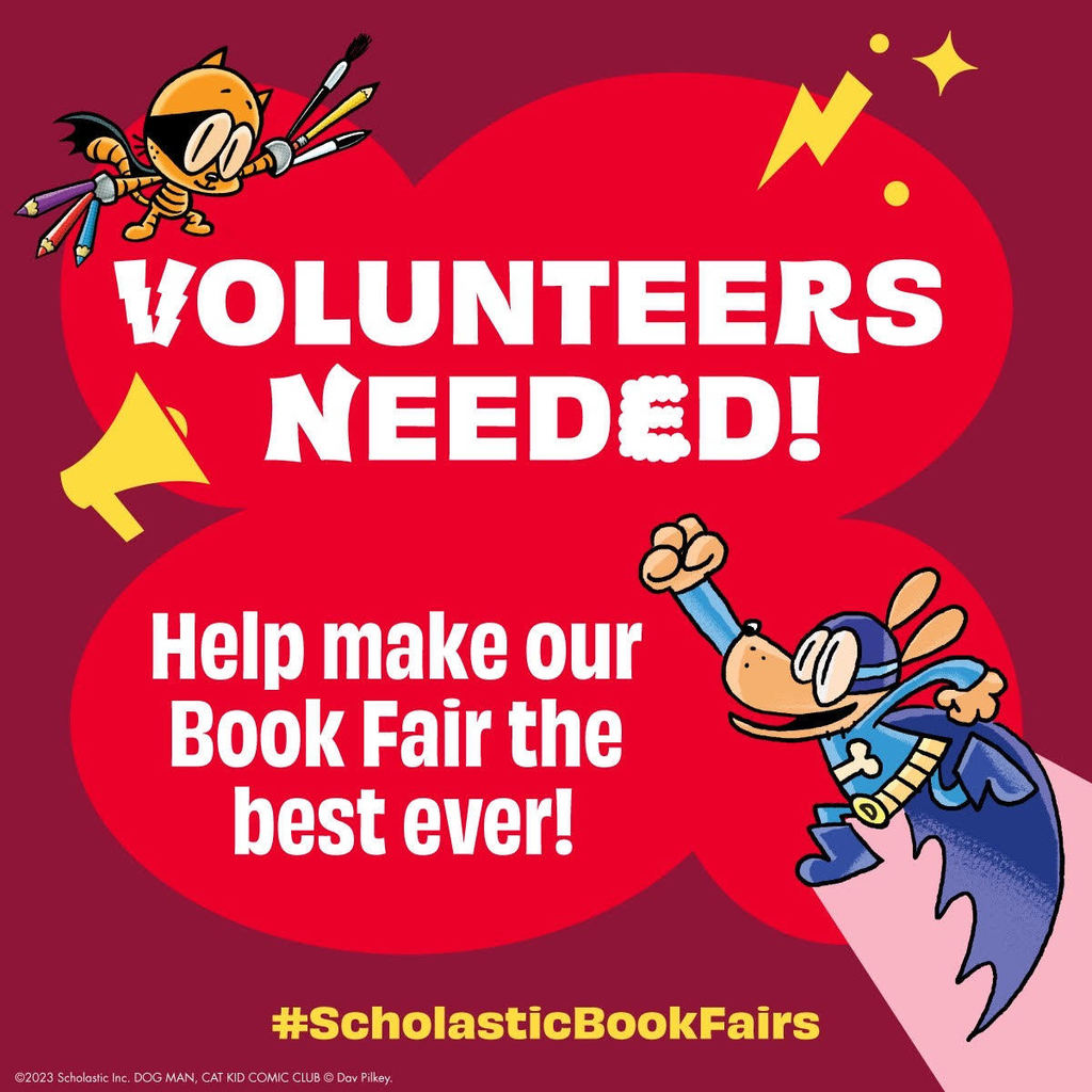 book fair volunteers needed
