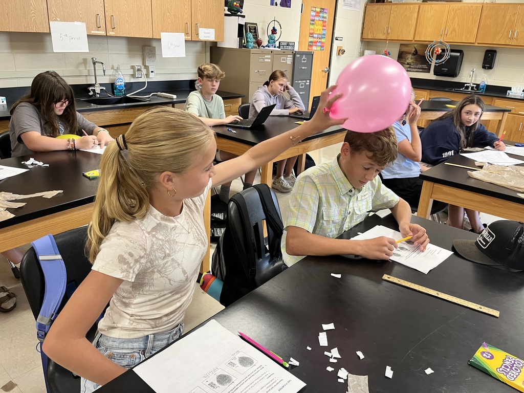 ✨ Subatomic particles are so much fun! ✨  Mrs. Bryant’s students explored the world of protons, neutrons, and electrons in a hands-on lab. 🎈⚡ They experimented with balloons, confetti, and plastic sacks to discover why some things attract while others repel—just like charges inside an atom!  Science in action = learning made memorable. 🔬💡