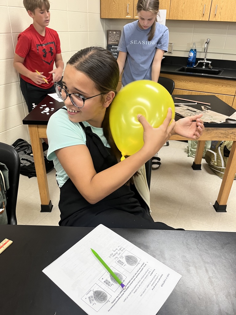 ✨ Subatomic particles are so much fun! ✨  Mrs. Bryant’s students explored the world of protons, neutrons, and electrons in a hands-on lab. 🎈⚡ They experimented with balloons, confetti, and plastic sacks to discover why some things attract while others repel—just like charges inside an atom!  Science in action = learning made memorable. 🔬💡