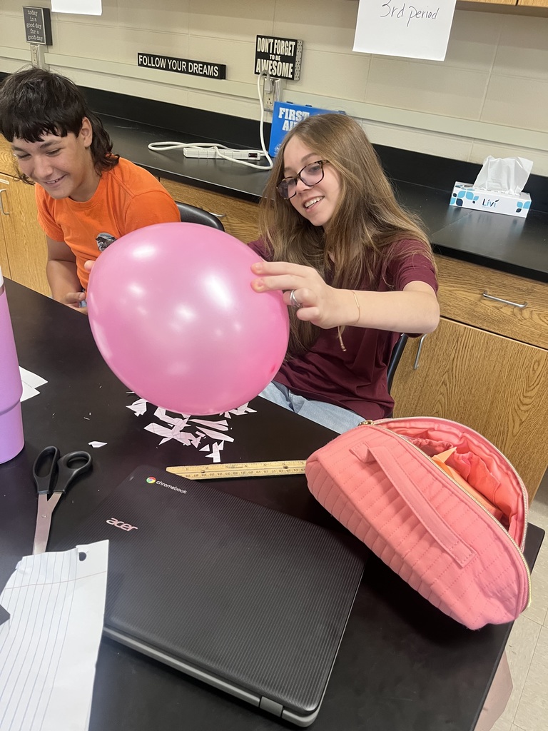 ✨ Subatomic particles are so much fun! ✨  Mrs. Bryant’s students explored the world of protons, neutrons, and electrons in a hands-on lab. 🎈⚡ They experimented with balloons, confetti, and plastic sacks to discover why some things attract while others repel—just like charges inside an atom!  Science in action = learning made memorable. 🔬💡